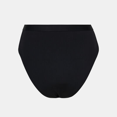 Nike Swim Women's Swim Sneakerkini High-Waist Cheeky Bottom Black