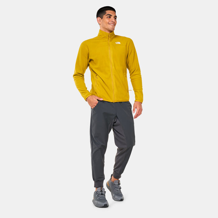 The North Face Men's 100 Glacier Hiking Jacket yellow The North Face Men's 100 Glacier Hiking Jacket yellow image number 2