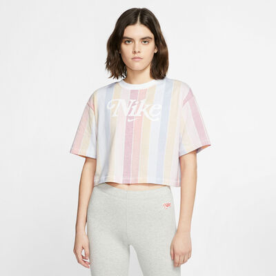 Nike Women's Sportswear Retro Crop Top White