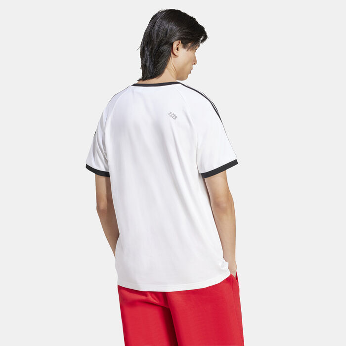 adidas Originals Men's Mickey Mouse x Originals T-Shirt White adidas Originals Men's Mickey Mouse x Originals T-Shirt White image number 1