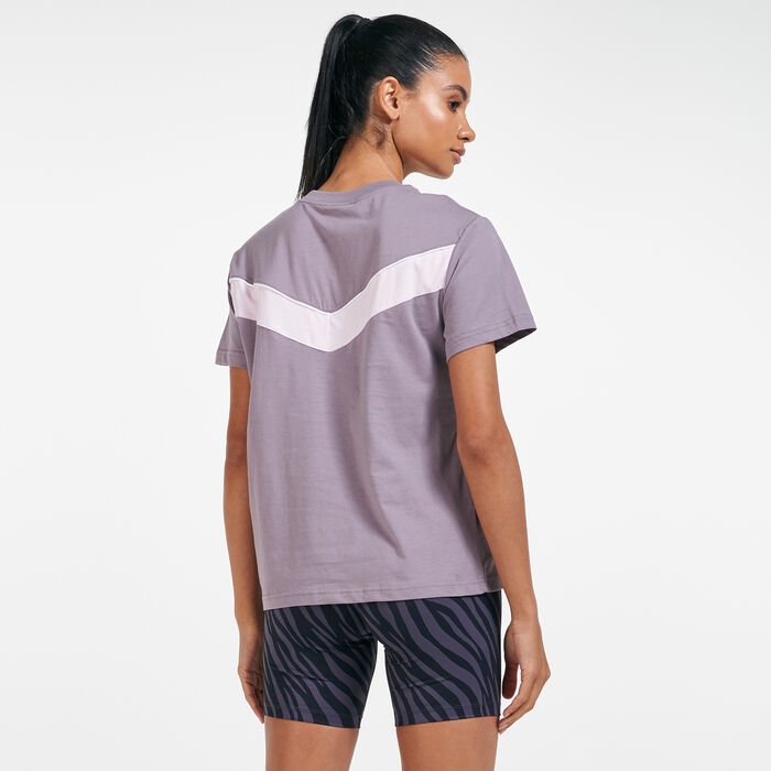 Nike Women's Sportswear Heritage T-Shirt Purple Nike Women's Sportswear Heritage T-Shirt Purple image number 1