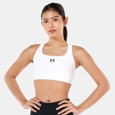 Under Armour Women's Mid-Support Training Sports Bra White Under Armour Women's Mid-Support Training Sports Bra White
