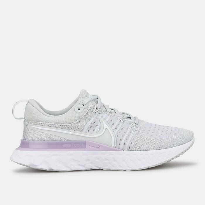 Nike Women's React Infinity Run 2 Shoe Grey Nike Women's React Infinity Run 2 Shoe Grey image number 0