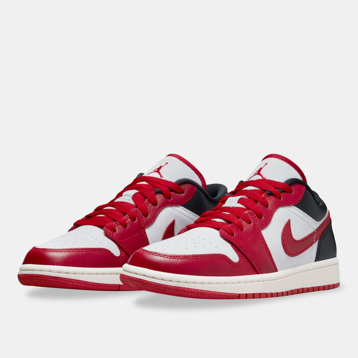 Jordan Women's Air Jordan 1 Low Shoes Red image number 1