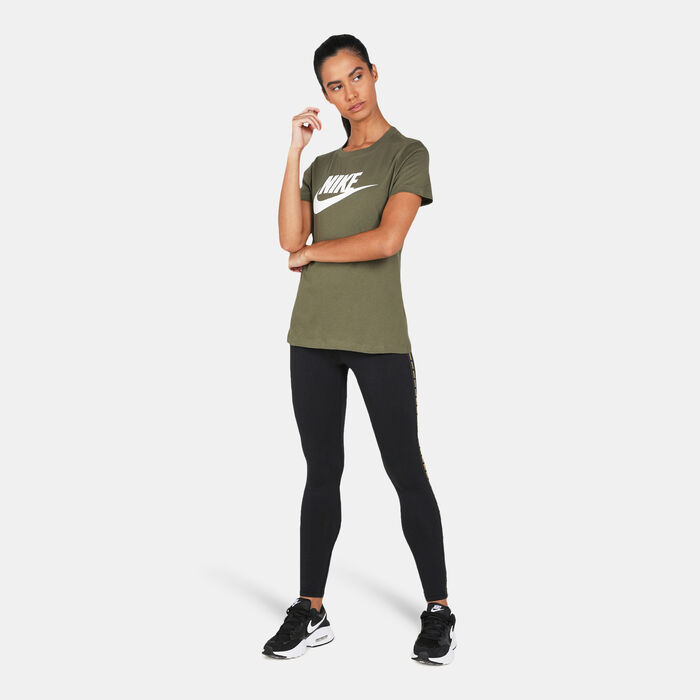Nike Women's Sportswear Essential T-Shirt Green Nike Women's Sportswear Essential T-Shirt Green image number 2