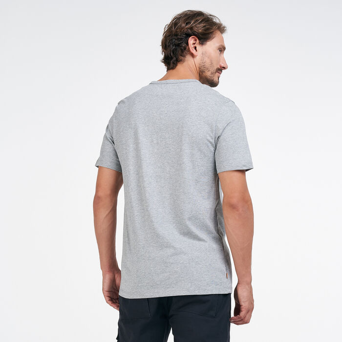 Timberland Men's Archive Front Shoe T-Shirt Grey Timberland Men's Archive Front Shoe T-Shirt Grey image number 1