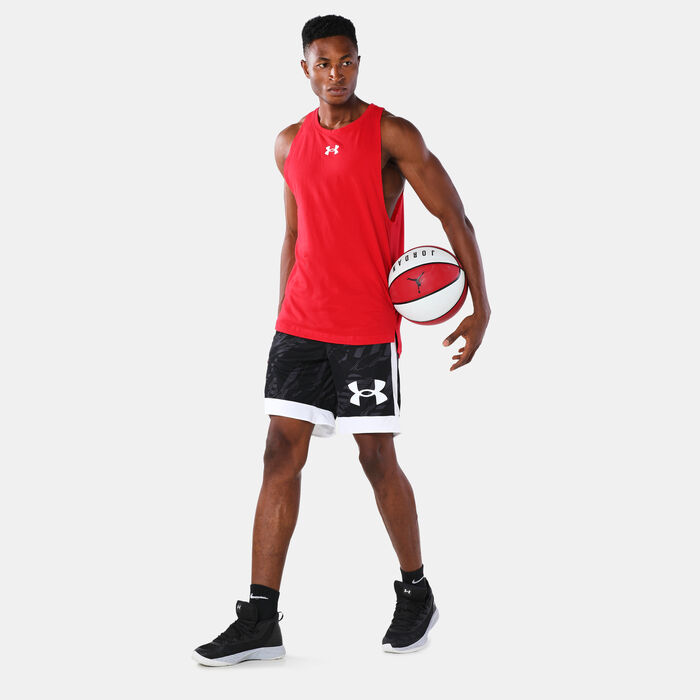 Under Armour Men's Baseline Cotton Tank Top Red Under Armour Men's Baseline Cotton Tank Top Red image number 2