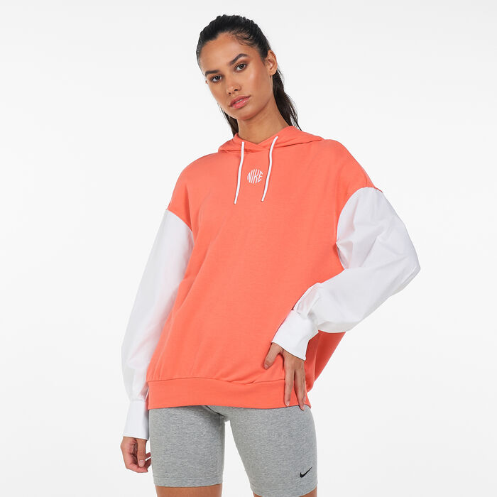 Nike Women's Sportswear Icon Clash Hoodie Orange image number 0