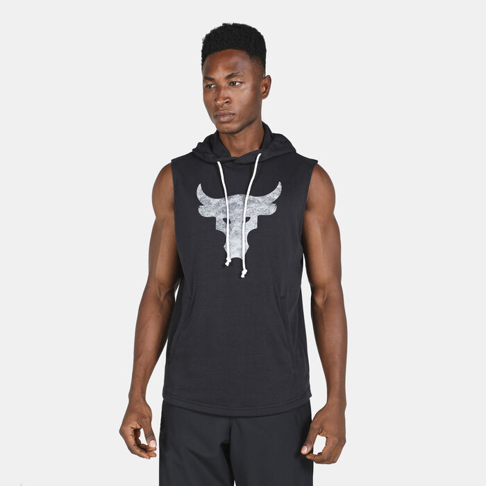 Under Armour Men's X Project Rock Hoodie Black Under Armour Men's X Project Rock Hoodie Black image number 0