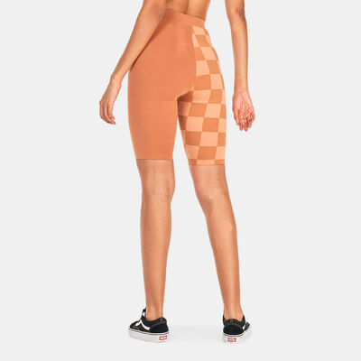 Vans Women's x EM on Holiday Bike Shorts Brown Vans Women's x EM on Holiday Bike Shorts Brown