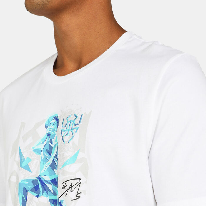 adidas Men's Donovan Mitchell D.O.N. T-Shirt White image number 3