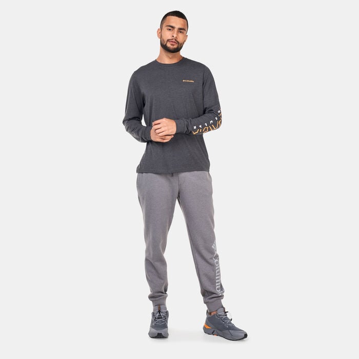 Columbia Men's CSC Basic Logo™ Long Sleeve T-Shirt Grey Columbia Men's CSC Basic Logo™ Long Sleeve T-Shirt Grey image number 2