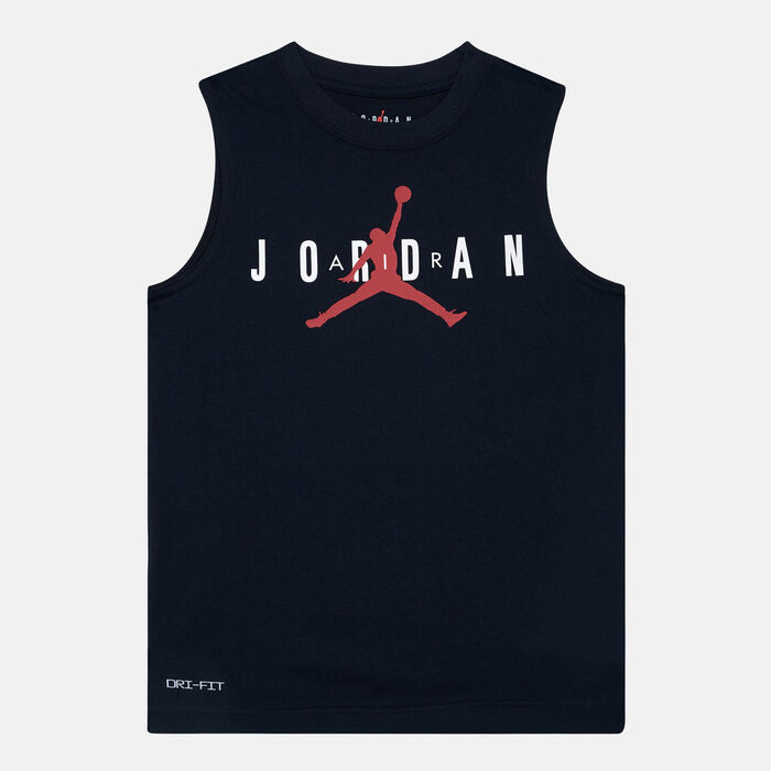 Jordan Kids' Jumpman Basketball Tank Top (Older Kids) Black Jordan Kids' Jumpman Basketball Tank Top (Older Kids) Black image number 0