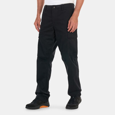 Timberland Men's Squam Lake Twill Straight Cargo Pants Black