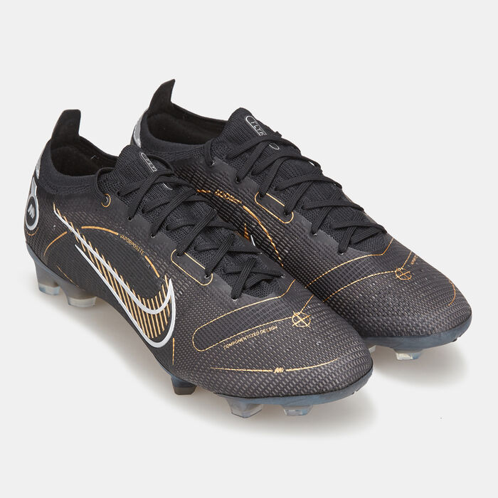 Nike Men's Vapor 14 Elite Firm Ground Football Shoe White image number 2