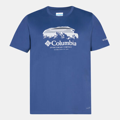 Columbia Men's Hike Graphic T-Shirt Blue