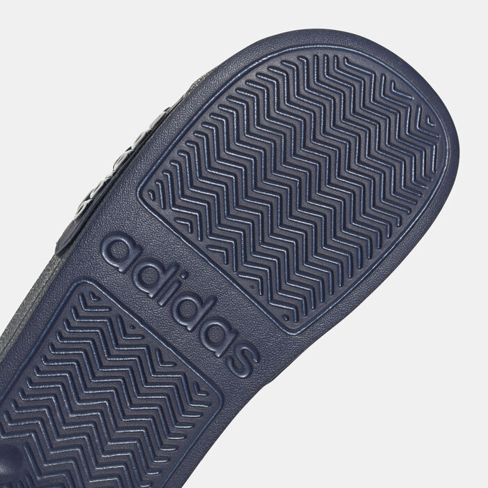 adidas Kids' Adilette Shower Slides Blue adidas Kids' Adilette Shower Slides Blue image number 4