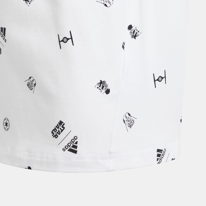 adidas Kids' Star Wars Z.N.E T-Shirt White image number 3