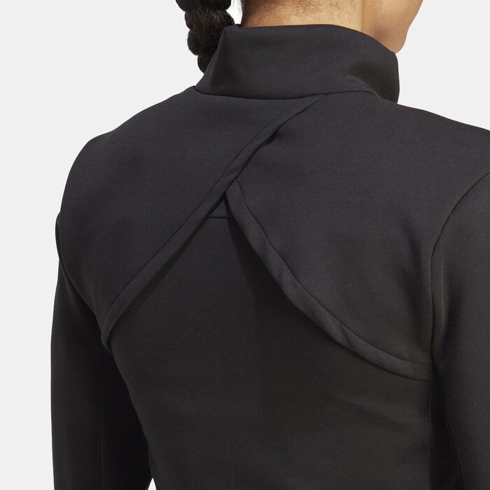 adidas Women's Training Cover Up Jacket Black image number 3