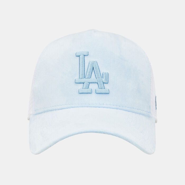 New Era Women's MLB Los Angeles Dodgers A-Frame Trucker Cap Blue image number 0