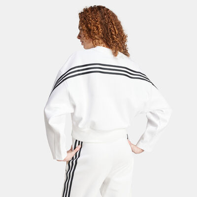 adidas Women's Future Icons 3-Stripes Sweatshirt White