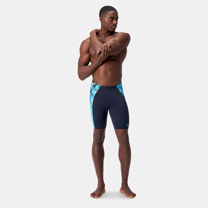 Speedo Men's Endurance+ MAX Splice Swimming Jammers Blue Speedo Men's Endurance+ MAX Splice Swimming Jammers Blue image number 1