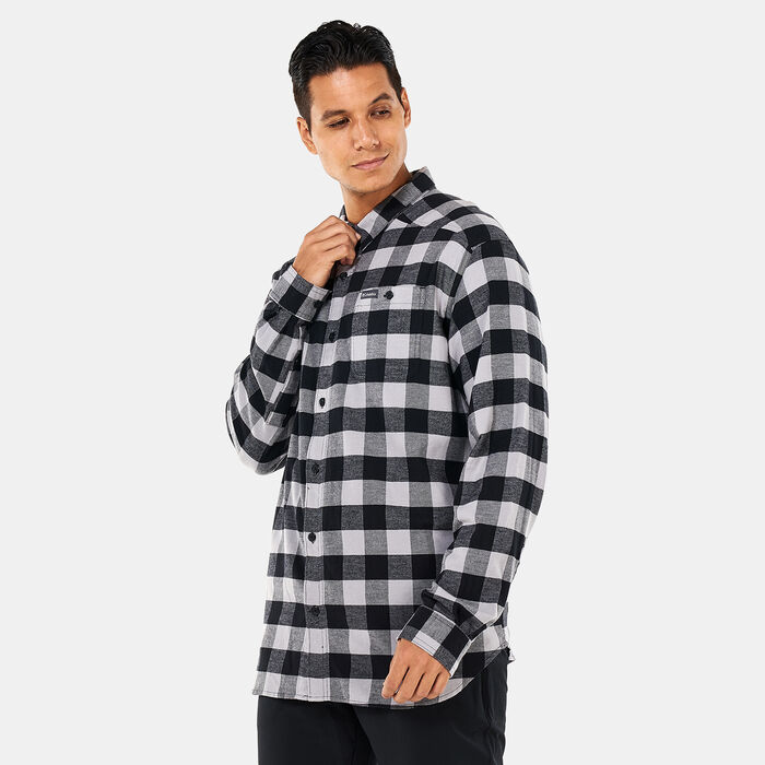 Columbia Men's Cornell Woods™ Flannel Shirt Grey Columbia Men's Cornell Woods™ Flannel Shirt Grey image number 0