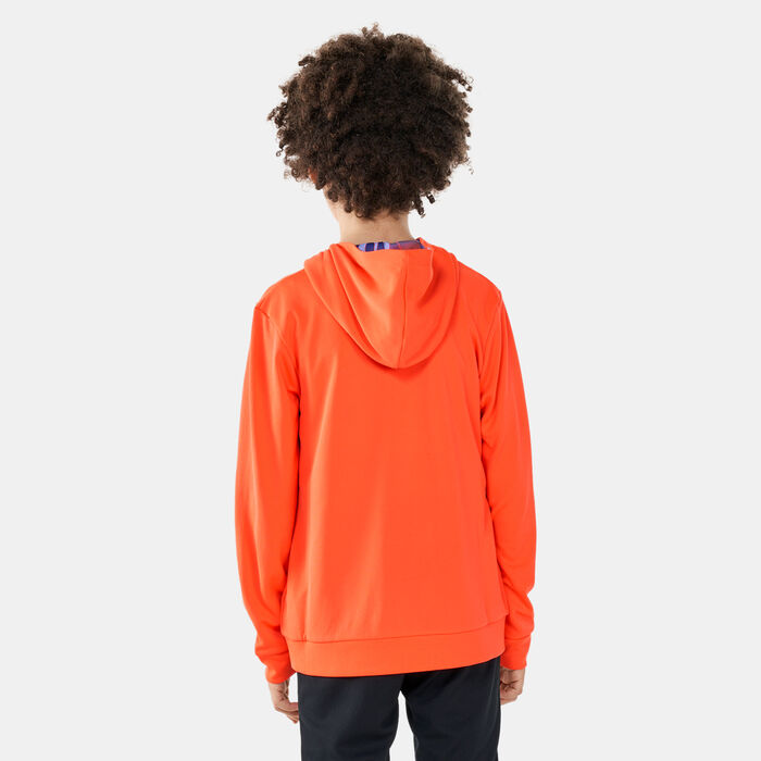 Nike Kids' Dri-FIT Kylian Mbappé Hoodie Red Nike Kids' Dri-FIT Kylian Mbappé Hoodie Red image number 1