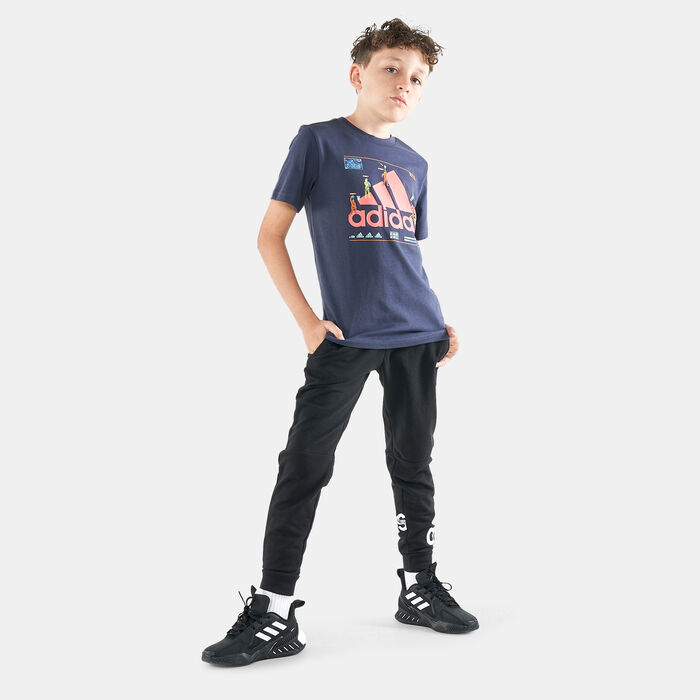 adidas Kids' Gaming Graphic T-Shirt Blue adidas Kids' Gaming Graphic T-Shirt Blue image number 2