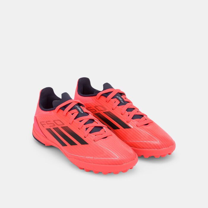 adidas Kids' F50 League Turf Ground Football Shoes Blue adidas Kids' F50 League Turf Ground Football Shoes Blue image number 1