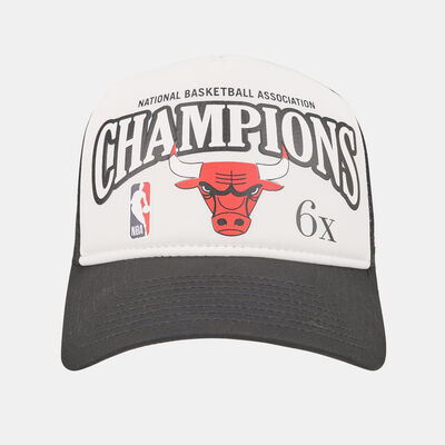 New Era Men's Chicago Bulls League Champions A-Frame Trucker Cap Black