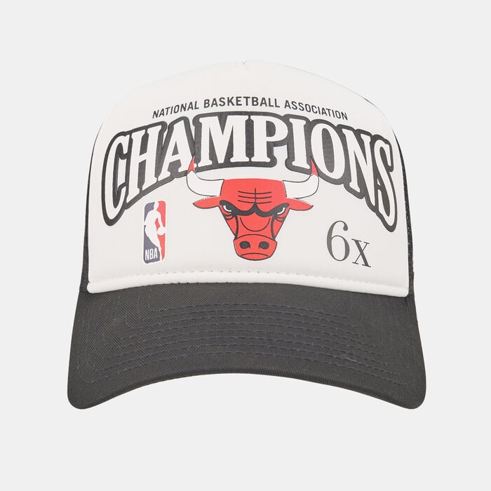 New Era Men's Chicago Bulls League Champions A-Frame Trucker Cap Black New Era Men's Chicago Bulls League Champions A-Frame Trucker Cap Black image number 0