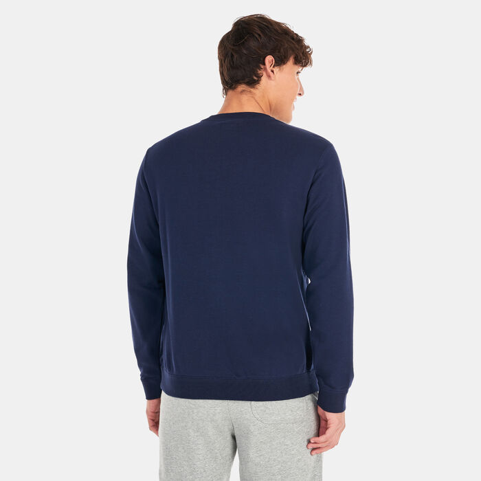 Converse Star Chevron Embroidered Sweatshirt Blue Converse Star Chevron Embroidered Sweatshirt Blue image number 1