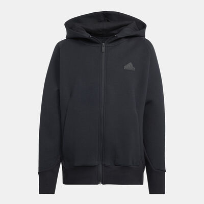 adidas Kids' Z.N.E. Full-Zip Hoodie Black adidas Kids' Z.N.E. Full-Zip Hoodie Black