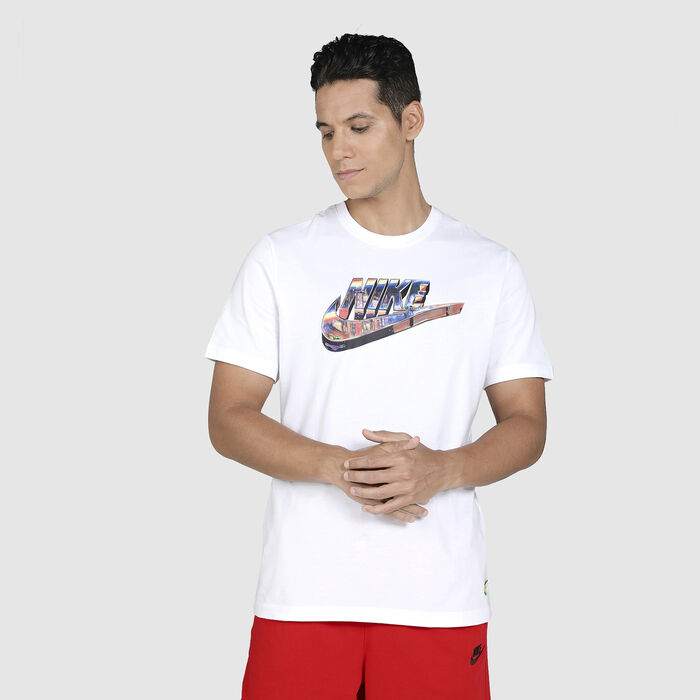Nike Men's Sportswear Worldwide HBR T-Shirt White Nike Men's Sportswear Worldwide HBR T-Shirt White image number 0