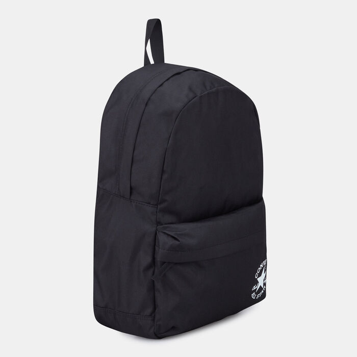 Converse All Star Chuck Patch Backpack Black Converse All Star Chuck Patch Backpack Black image number 2