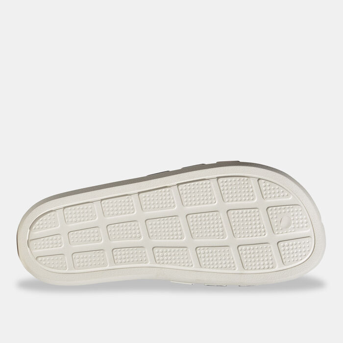 adidas Men's Adilette Flow Slides White adidas Men's Adilette Flow Slides White image number 3