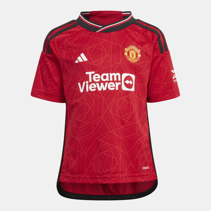 adidas Kids' Manchester United Home Mini Kit - 2023/24 Red adidas Kids' Manchester United Home Mini Kit - 2023/24 Red image number 0