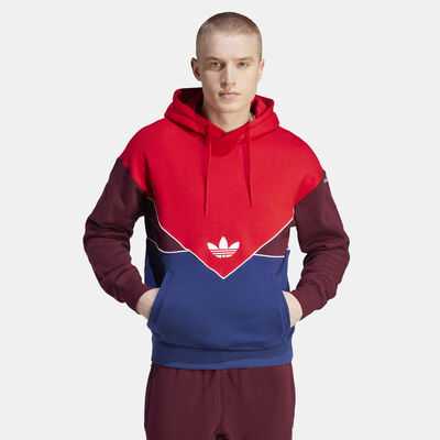 adidas Originals Men's Adicolor Archive Seasonal Hoodie Red