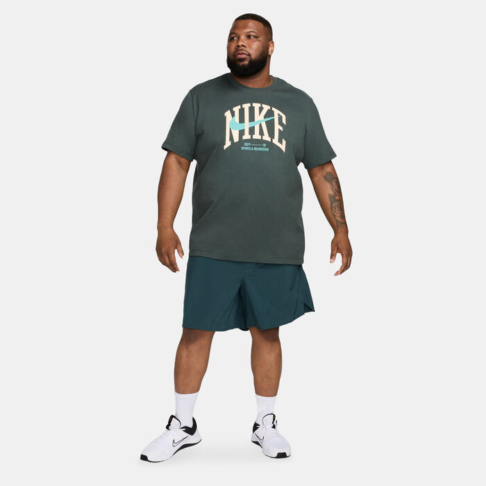 Nike Men's Dri-FIT Fitness Training T-Shirt Green Nike Men's Dri-FIT Fitness Training T-Shirt Green image number 2