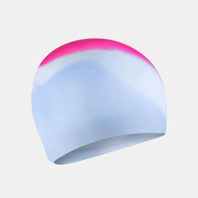 Speedo Multi Colour Silicone Swimming Cap Blue Speedo Multi Colour Silicone Swimming Cap Blue
