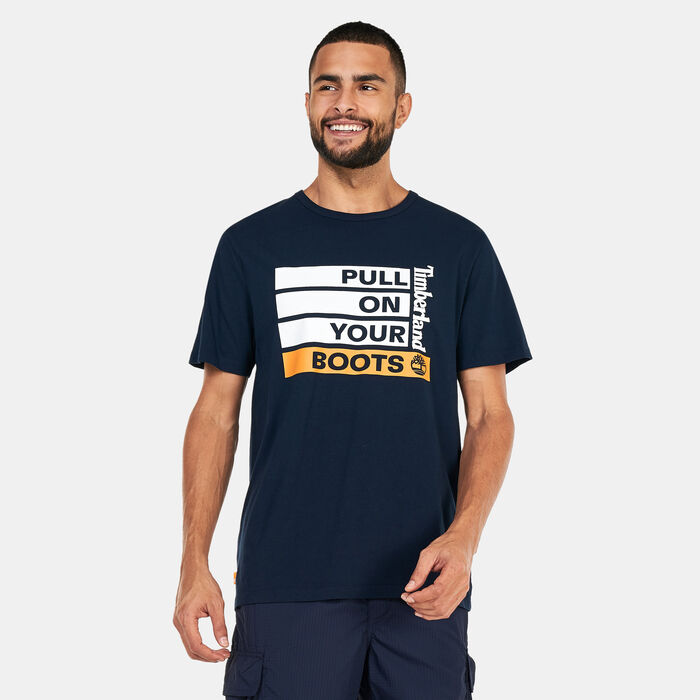 Timberland Men's Earth Day EK+ T-Shirt Blue Timberland Men's Earth Day EK+ T-Shirt Blue image number 0