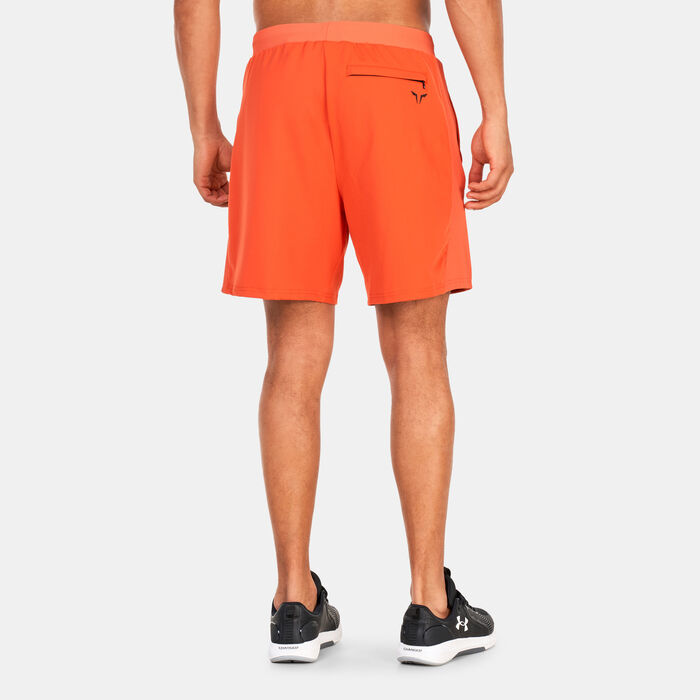 SQUATWOLF Men's Statement Ribbed Flex Shorts Orange image number 1