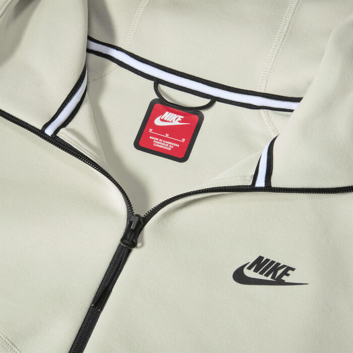 Nike Men's Sportswear Tech Fleece Windrunner Full-Zip Hoodie Ivory Nike Men's Sportswear Tech Fleece Windrunner Full-Zip Hoodie Ivory image number 3