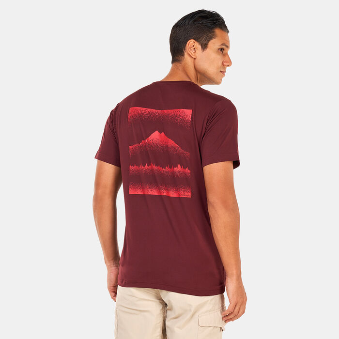 Columbia Men's Tech Trail™ Graphic T-Shirt Purple Columbia Men's Tech Trail™ Graphic T-Shirt Purple image number 1