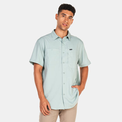 Columbia Men's Silver Ridge Utility Lite Hiking Shirt Green