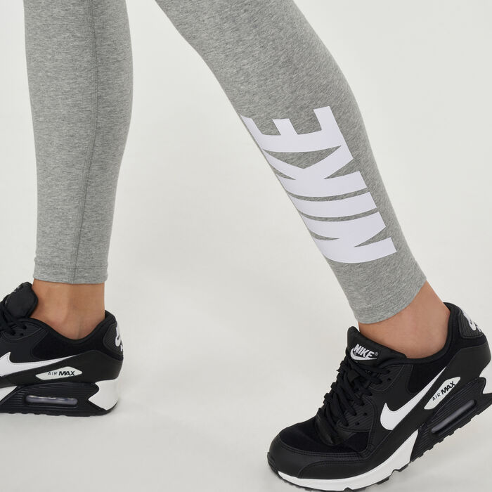 Nike Women's Sportswear Club Leggings Grey Nike Women's Sportswear Club Leggings Grey image number 5