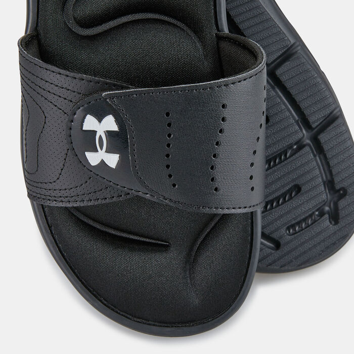 Under Armour Women's UA Ignite IX Slides Black Under Armour Women's UA Ignite IX Slides Black image number 2