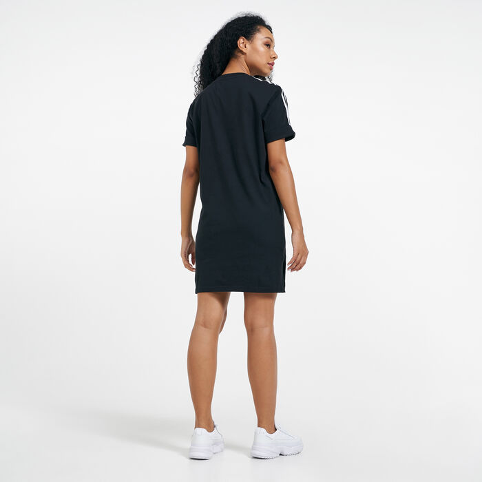 adidas Originals Women's Adicolor Classics T-Shirt Dress Black adidas Originals Women's Adicolor Classics T-Shirt Dress Black image number 1