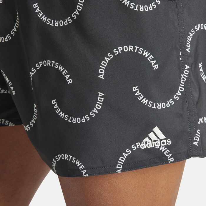 adidas Men's Wave Logo CLX Swimming Shorts Black adidas Men's Wave Logo CLX Swimming Shorts Black image number 4